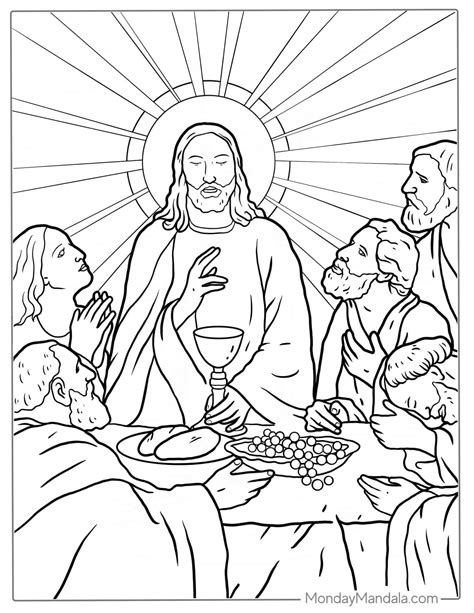 49 Jesus Coloring Pages (Free PDF Printables)