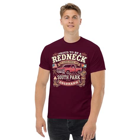 Unisex T-shirt | Proud to be a Redneck - South Park Bulletin