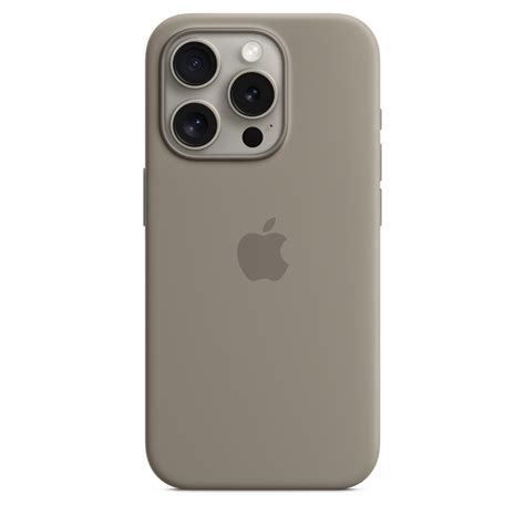 iPhone 15 Pro Max Silicon Case with Magsafe-Clay – CASESILY