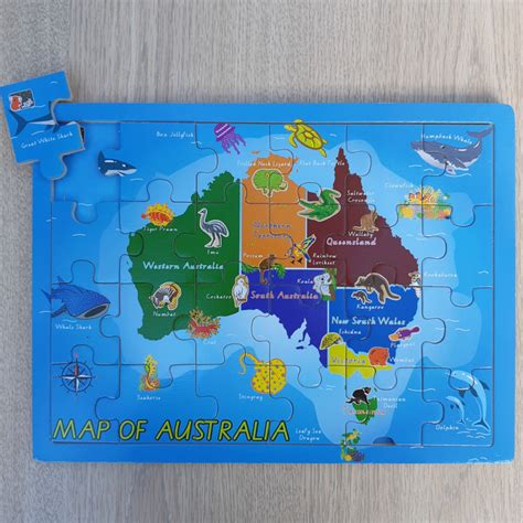 Map of Australia Puzzle – That's Cute!