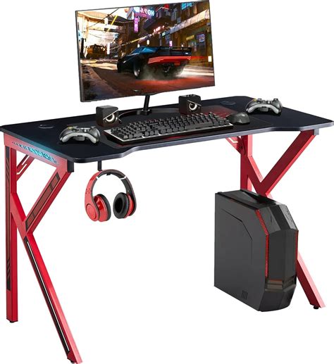 TUKAILAI Gaming Desk with LED Lights, Controller, India | Ubuy