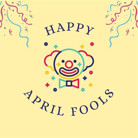 Happy April Fools Day Clown