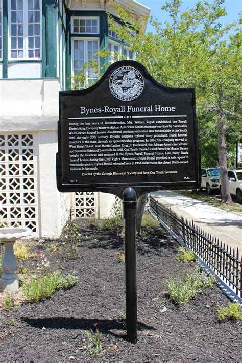 Marker Monday: Bynes-Royall Funeral Home - Georgia Historical Society