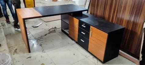 Executive Office Table - Side Storage MD Table Service Provider from Noida
