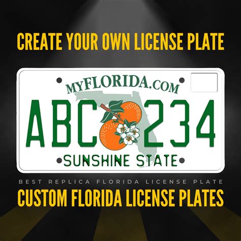 Florida License Tag Choices