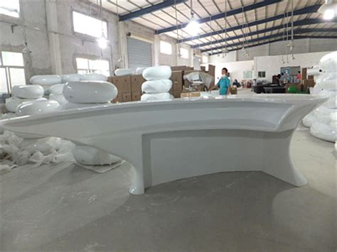 异形玻璃钢前台定做厂家 - 深圳市海盛玻璃钢有限公司