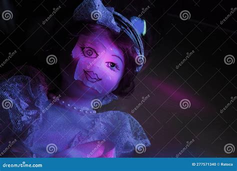 Terror doll face stock photo. Image of doll, dead, death - 277571340