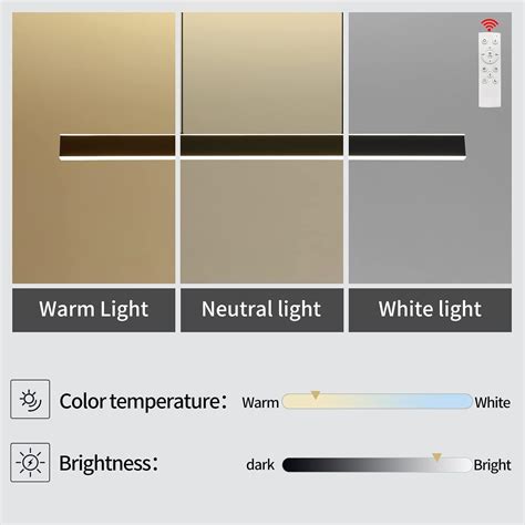 Buy Linear Pendant Light, Chandeliers for Dining Room Can be Dimmed by ...