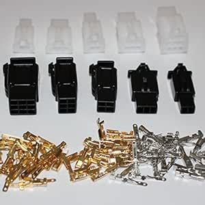 Generic 10 set 2.8mm car connector 2/3/4/6/9pin electrical wire 2.8 2P ...