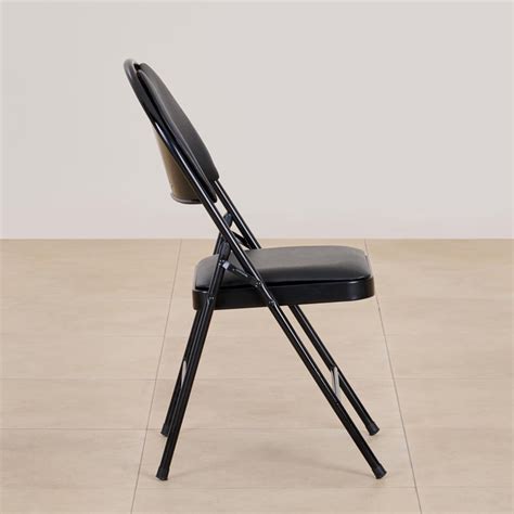 Buy (Refurbished) Lex Metal Folding Chair - Black from Home Centre at ...