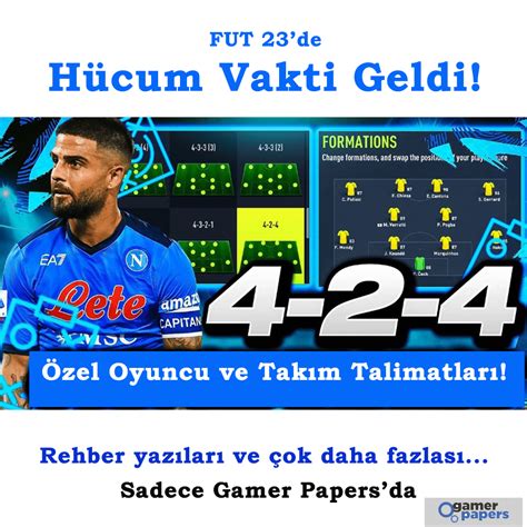 FIFA 23 Ultimate'de En İyi Hücum Taktiği 4-2-4 Nasıl Kurgulanır? Talimatlar
