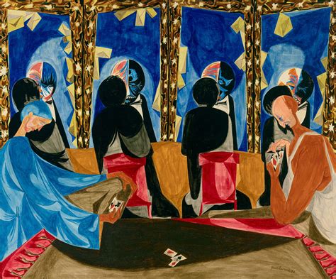 Jacob Lawrence - Makeup by Jacob Lawrence at 1stDibs | famous painting called checkmate, jacob ...