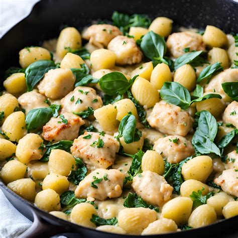 One Pan Lemon Chicken Gnocchi Recipe | Cheff Recipes