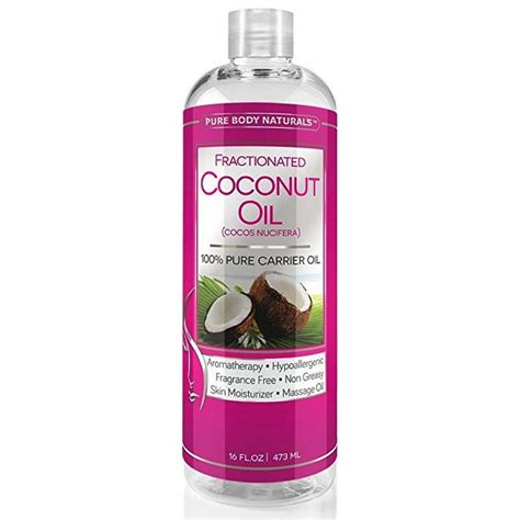 Fractionated Coconut Oil, 100% Pure | Pure Body Naturals