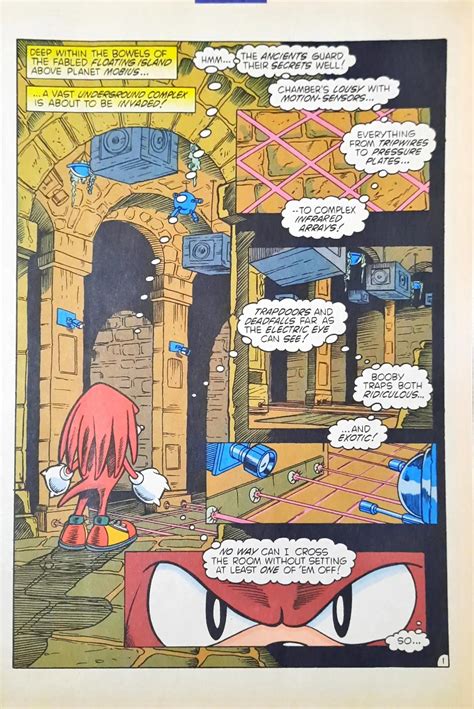 Sonic's Friendly Nemesis Knuckles #1 of 3 : Archie Comics Adventure Se ...