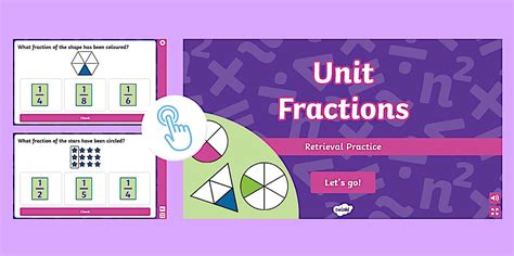 👉 Retrieval Practice: Unit Fractions Maths Interactive Quiz
