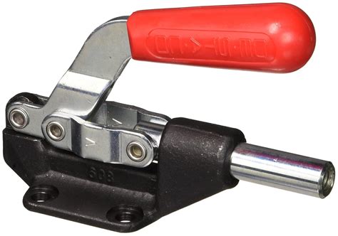 De-Sta-Co Straight-Line Action Clamp, 5/16-18 plunger, w/600 lbs. cap ...