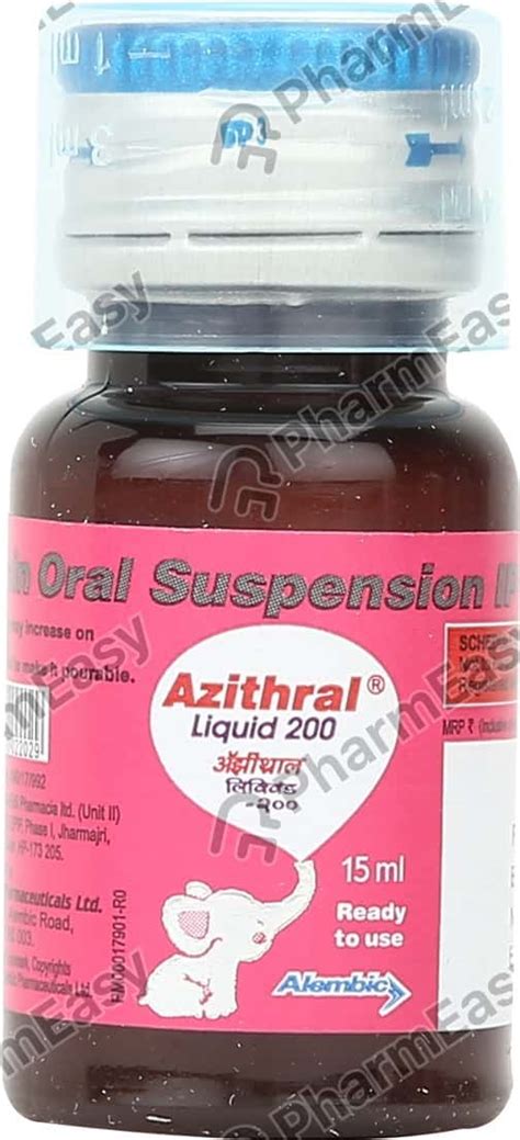 Azithral 40 MG Oral Liquid (15): Uses, Side Effects, Price & Dosage ...