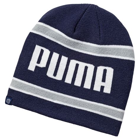 Puma Mens Stripe Golf Winter Beanie Hats
