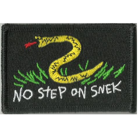 No Step On Snek - 2"x3" Tactical Patch — Gadsden and Culpeper