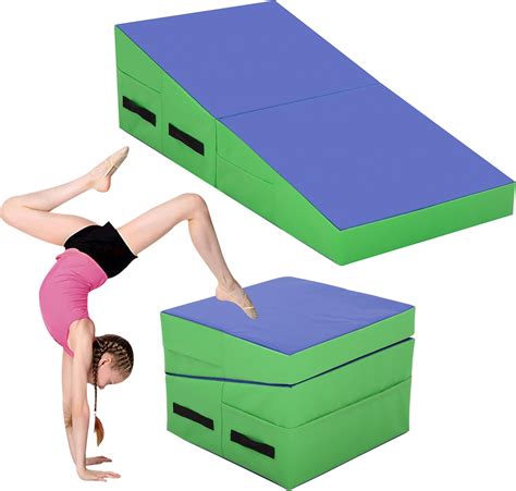 BLKMTY Gymnastics Mat Incline Mats 48″x24″ Tumbling Mat Kids Climbing ...