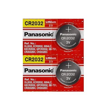 Panasonic CR2032 3V Lithium Coin Battery (3 pcs) | Robodo