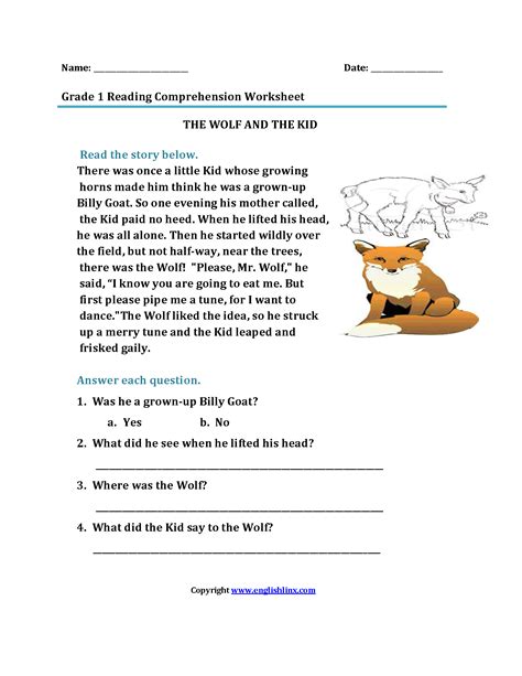 First Grade Reading Worksheets | Improve Fluency & Vocabulary