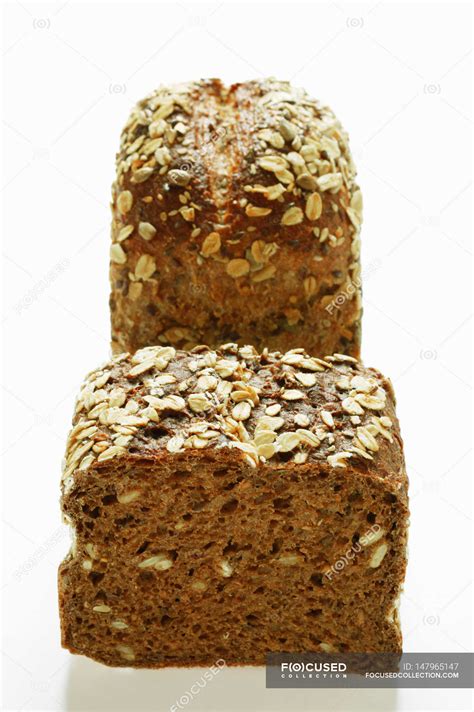 Wholemeal bread with rolled oats — taste, Ready To Eat - Stock Photo ...
