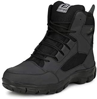 Eego Italy® Genuine Leather Light Weight Men's Steel Toe Safety Boots ...