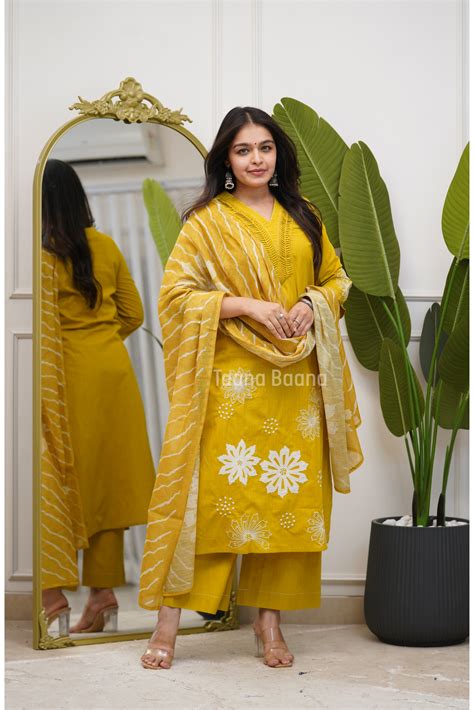 Dupatta Pant Set – Taana Baana