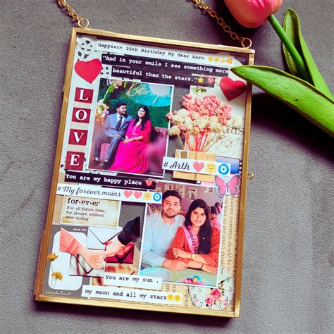 Cherished Bonds Customized Vintage Frame - Friends Forever Theme - 8 X