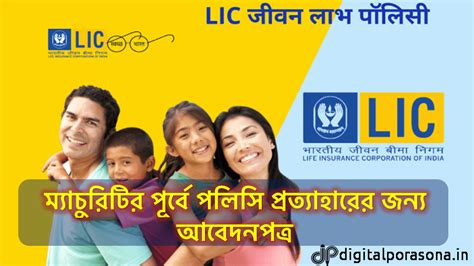 Application for withdrawal of LIC policy before maturity | LIC ...