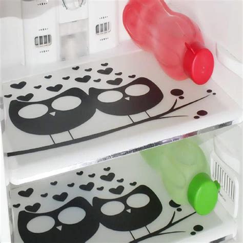 Buy Kuber Industries Love Birds Design 6 Piece PVC Refrigerator Mat Set ...