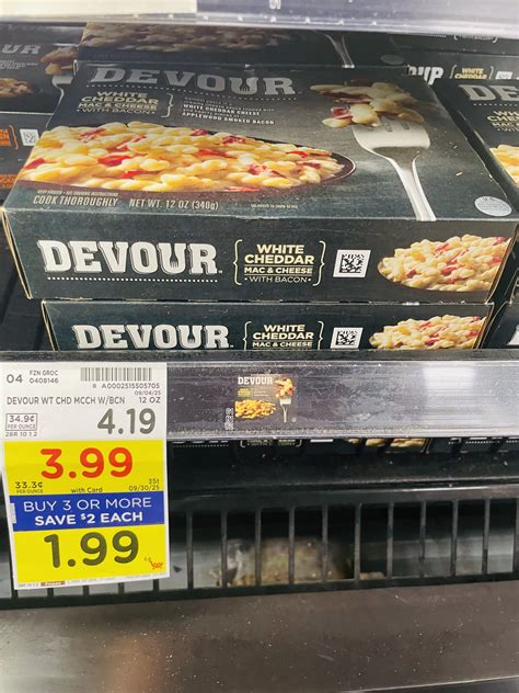 Devour Frozen Meals as low as $1.99! - Kroger Krazy