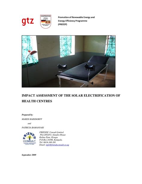 File:Impact Assessment PV Health Centres PREEEP Uganda 2009.pdf ...