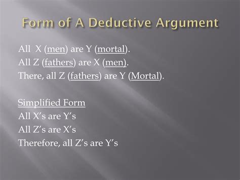 Image result for Examples of Sound Deductive Arguments