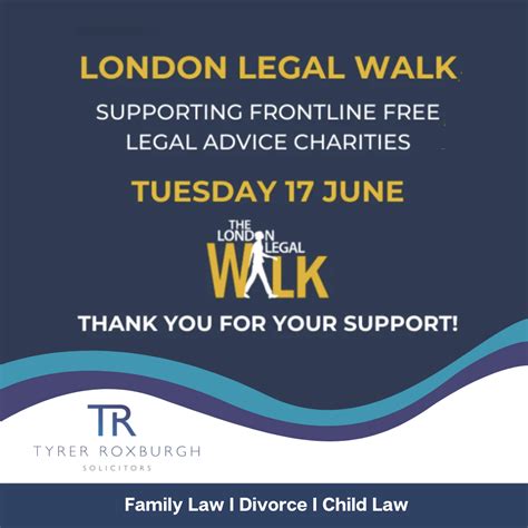 London Legal Walk 2025 - Tyrer Roxburgh Solicitors