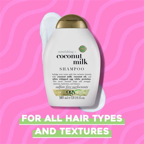 Shop Ogx Nourishing Coconut Milk Shampoo, 385ml in UAE - Feelunique