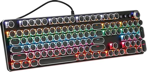 Hayal Retro Mechanical Gaming Keyboard - Blue India | Ubuy