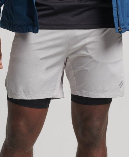 Buy Superdry Mens Run Premium Layered Shorts at Ubuy India