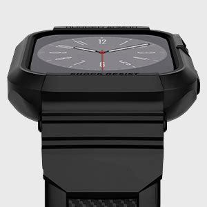 Spigen Rugged Armor Pro Case with Strap for Apple Watch Series 9 45mm ...