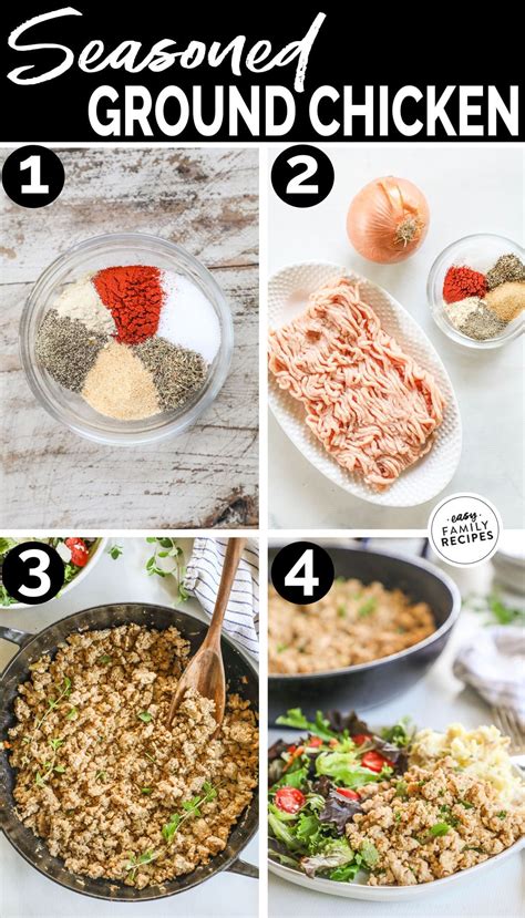 BEST Homemade Seasoning! Ground Chicken Seasoning Recipe | Chicken ...