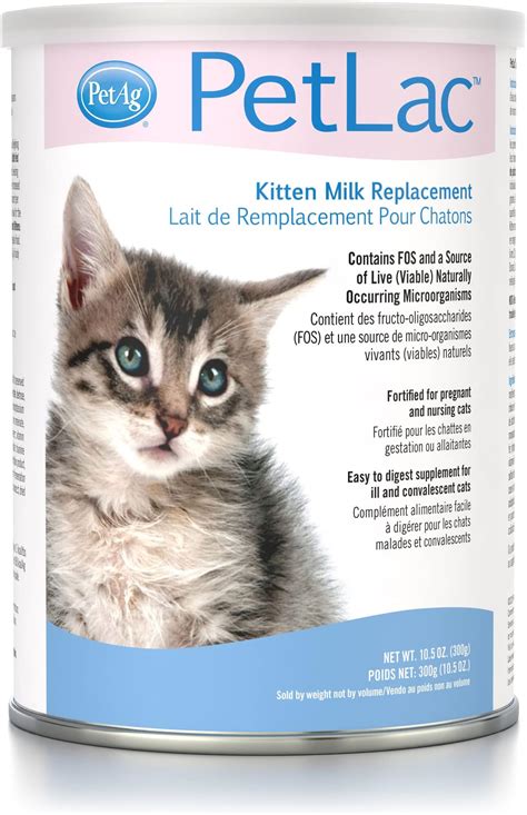 Pet-Ag KMR Kitten Milk Replacer Powder - 12 oz - Powdered Kitten Formula with Prebiotics ...