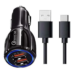 30W Car Charger for Tata Altroz XT Dark Edition Diesel Original QC ...