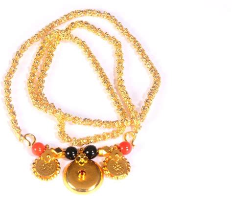 bfj One Gram Gold Chain Thali Mangalya Chain for Women(Pack of 1, Das ...