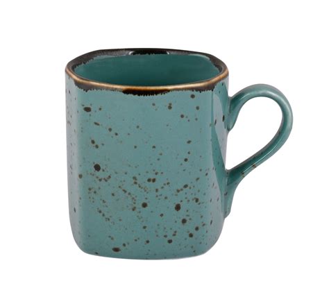 GREEN GLOSSY FOREST COFFEE MUGS SET OF 6 (SL-56) – Hitkari Potteries