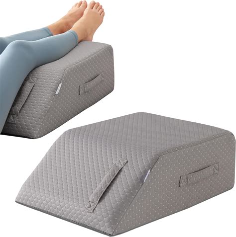 Amazon.com: MEGCXIT Leg Pillow Elevation Blood Circulation, Leg Wedge for Elevation for Swelling ...