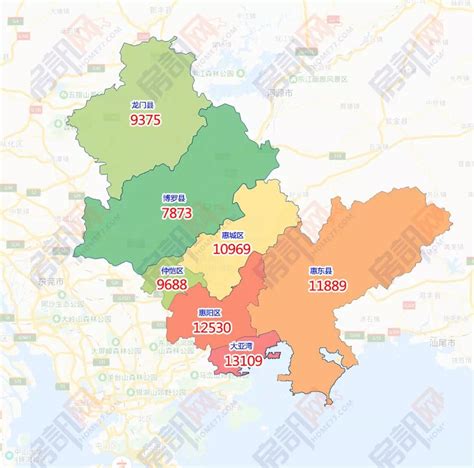 惠州地图高清版可放大,惠州行政区划图最新 - 伤感说说吧