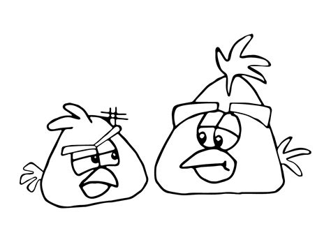 Angry Birds Coloring Pages Chuck