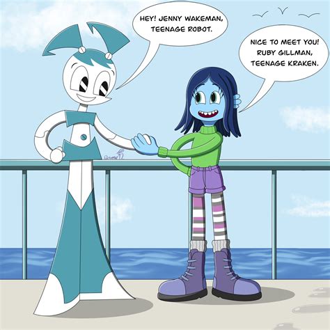 Jenny Meets Ruby by Qrow92 on DeviantArt